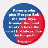 Morgan-Bob Domino Parents Magnet (Voorkant)