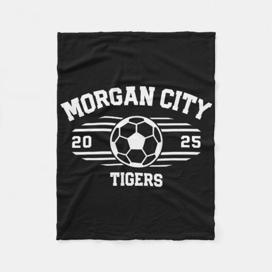 Morgan City Tigers Soccer Ball 2025  Fleece Deken (Voorkant)