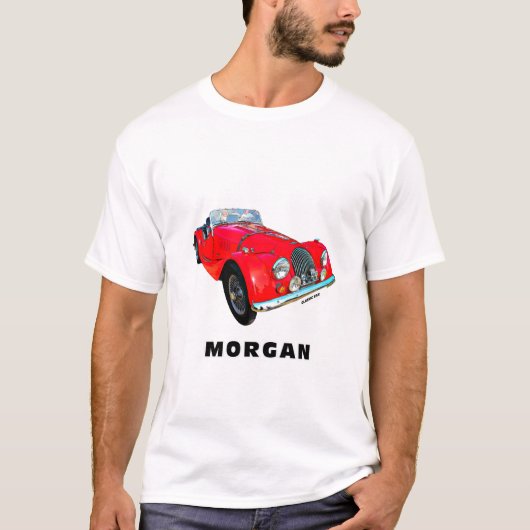 Morgan Classic Britse sportwagen aanpassen T-shirt (Voorkant)
