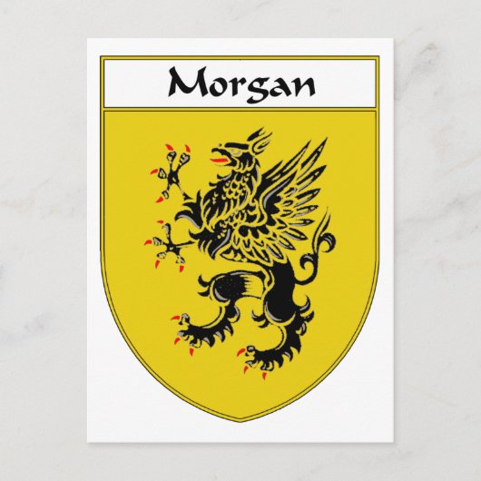 Morgan Coat of Arms / Family Crest Briefkaart (Voorkant)