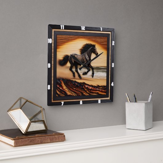 Morgan Dash aan het strand: verbrande verkoolde ku Vierkante Klok (Kantoor)