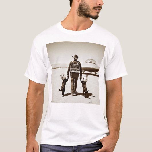 Morgan de Kat Moeder helpt de ruimtekatten T-shirt (Voorkant)