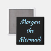 Morgan, de zeemeermin magneet (Voorkant / Achterkant)