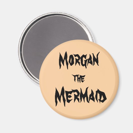 Morgan, de zeemeermin magneet (Voorkant / Achterkant)