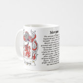 Morgan Family Coat of Arms mok (Voorkant links)