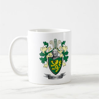 Morgan Family Crest Coat of Arms Koffiemok