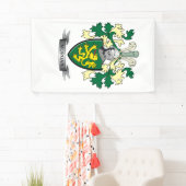 Morgan Family Crest Coat of Arms Spandoek (Insitu)