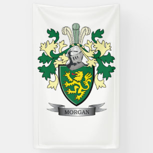 Morgan Family Crest Coat of Arms Spandoek