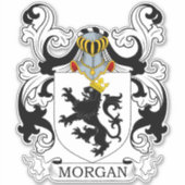 Morgan Family Crest Sticker (Voorkant)