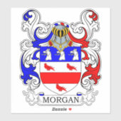 Morgan Family Crest Sticker (Vel)