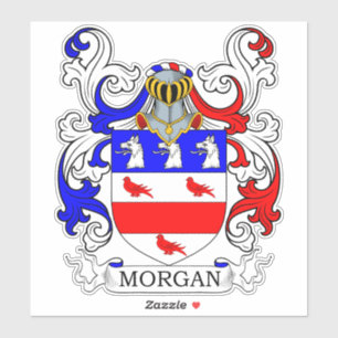 Morgan Family Crest Sticker