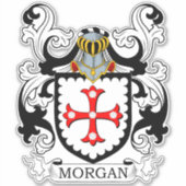 Morgan Family Crest Sticker (Voorkant)
