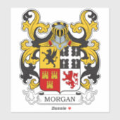 Morgan Family Crest Sticker (Vel)