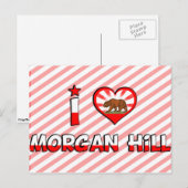 Morgan Hill, CA Briefkaart (Voorkant / Achterkant)