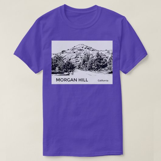 Morgan Hill California T-shirt (Design voorkant)