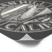 MORGAN HILL CALIFORNIË - DIABLO RANGE HILLS POSTER (Hoek)