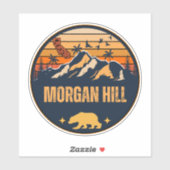 Morgan Hill, Californië Sticker (Vel)