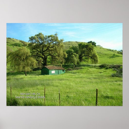 Morgan Hill Meadow Print - Selecteer uw Lijst (Voorkant)