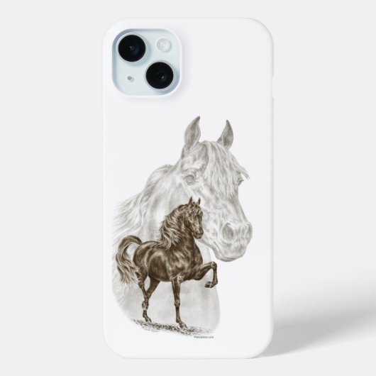 Morgan Horse Art Case-Mate iPhone Case (Achterkant)