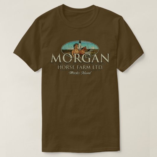 Morgan Horse Boerderij Ltd 1961 T-shirt (Design voorkant)