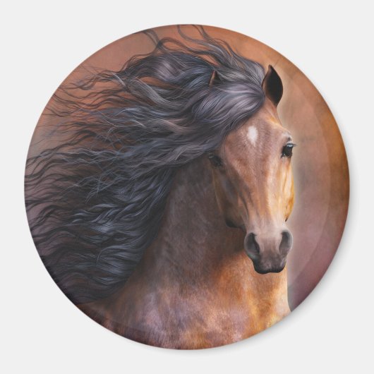 Morgan Horse Magnet (Voorkant)