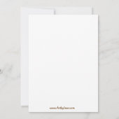 Morgan Horse Neutral 5x7 Baby shower Uitnodiging (Achterkant)