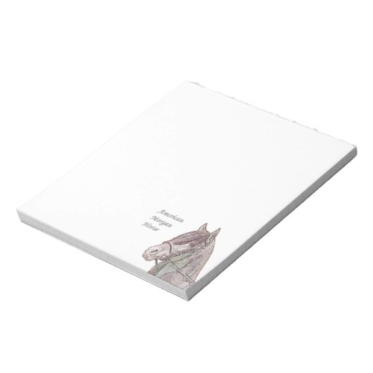 Morgan Horse Notitieblok (Linkerzijde)