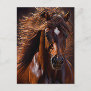 Morgan Horse Oil verf Briefkaart