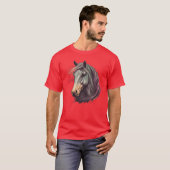 Morgan Horse retro T-shirt (Voorkant volledig)