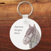 Morgan Horse Sleutelhanger (Voorkant)