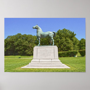 Morgan Horse Statue, Vermont Poster