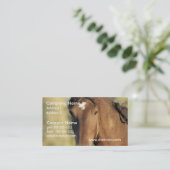 Morgan Horse Visitekaartjes (Staand voorkant)
