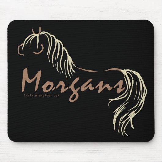 Morgan Horses Muismat (Voorkant)
