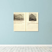 Morgan House, Van's Garage, Poughkeepsie Canvas Afdruk (Insitu (Houten vloer))
