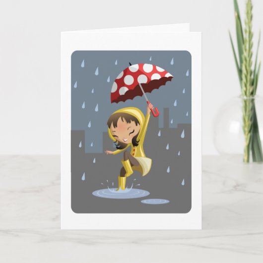 Morgan in de Regen Kaart (Voorkant)