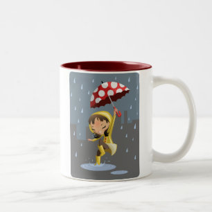 Morgan in de Regen Tweekleurige Koffiemok