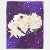 Morgan in de ruimte fleece deken (Voorkant)