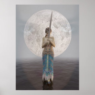 Morgan le Fay en Excalibur Poster