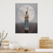 Morgan le Fay en Excalibur Poster (Keuken)