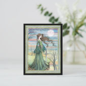 Morgan Le Fay Fantasy Art Briefkaart (Staand voorkant)