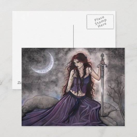 Morgan Le Fay Fantasy Briefkaart (Voorkant / Achterkant)