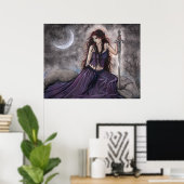 Morgan le Fay Poster door Molly Harrison (Thuiskantoor)