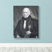 Morgan Lewis, gegraveerd door Asher Brown Durand ( Canvas Afdruk (Insitu (Houten vloer))