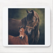 Morgan Mare en Foal Muismat (Voorkant)