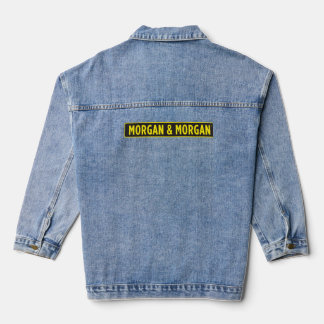 Morgan & Morgan Advocaat Logo Grafische T-Shirt Denim Jacket