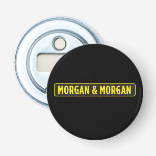 Morgan & Morgan Ronde Knop Button Flesopener