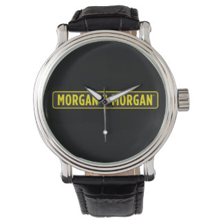 Morgan & Morgan Ronde Knop Horloge