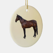 Morgan paard in profiel keramisch ornament (Rechts)