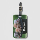 Morgan Pigs in een Petten tas Label Bagagelabel (Voorkant (verticaal))