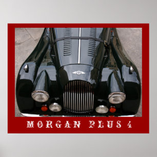 Morgan Plus 4 - Klassieke auto Poster